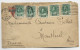 CANADA 1CX5 1 DEFAUT LETTRE COVER TORONTO 1918 TO FRANCE - Lettres & Documents