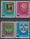 Switzerland / Helvetia / Schweiz / Suisse 1978 ⁕ Coats Of Arms, Pro Juventute Mi.1142-1145 ⁕ 4v MNH - Unused Stamps