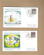 Los Vom 09.04 -  Vier Privatganzsachen Bund  1969  Apollo - Private Postcards - Used