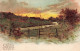 ARTS - Peintures Et Tableaux - Un Paysage Campagnard Au Coucher Du Soleil - Carte Postale Ancienne - Schilderijen