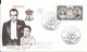 ÉMISSION DU MARIAGE     MONACO 19 AVRIL 1956 - FDC