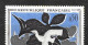 Timbre N° 1319a Le Messager De Braque - Variété Avec Liseré Blanc Prononcé à Droite - Unused Stamps