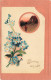 FETES ET VOEUX - Nouvel An - Un Bouquet De Fleur Bleue - Colorisé - Carte Postale Ancienne - Neujahr