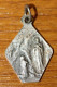 Pendentif Médaille Religieuse Art Déco - Années 30 "Notre-Dame De Lourdes" Religious Medal - Religión & Esoterismo