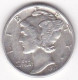 Etats-Unis. One Dime 1937 , Mercury, En Argent - 1916-1945: Mercury (kwik)