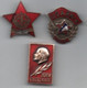 Broches Russe  Lot De Trois - Sonstige & Ohne Zuordnung