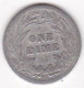 Etats-Unis. One Dime 1912 , Barber, En Argent, - 1892-1916: Barber