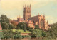 Angleterre - Worcester - Cathedral - Cathédrale - From The River - Worcestershire - England - Royaume Uni - UK - United  - Worcester