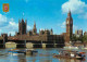 Angleterre - London - Houses Of Parliament - And River Thames - Bateaux - London - England - Royaume Uni - UK - United K - Houses Of Parliament