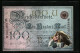 AK Reichsbanknote, Ein Hundert Mark, Prosit Neujahr  - Monnaies (représentations)