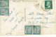 Tarifs Postaux France Du 25-03-1924 (74) Pasteur N° 170 10 C.+ Taxe 5 C. X 4 Carte Postale Ordinaire 28-12-1924 - 1922-26 Pasteur