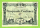 FRANCE /  CHAMBRE De COMMERCE De NEVERS / 50 CENTIMES / 22 FEVRIER 1920  N° 181,223 / 3 ème SERIE - Chamber Of Commerce