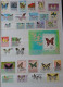 Collection De Timbres Sur Le Thème Des Papillons. - Collections (without Album)