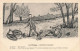 FANTAISIES - Au Village - Cycliste Et Paysan - Un Accident - Carte Postale Ancienne - Other & Unclassified