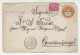 Egypt Old Overprinted Postal Stationery Letter Cover Posted 1892 Alexandrie To Constantinopel B240401 - 1866-1914 Khédivat D'Égypte