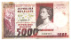 Depuis La REUNION : Grosse Coupure / Madagascar 5000 Francs On 1000 Ariary  (1974-1975) - Madagascar