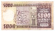 Depuis La REUNION : Grosse Coupure / Madagascar 5000 Francs On 1000 Ariary  (1974-1975) - Madagascar