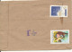 Poland Cover Sent To Denmark 11-4-1985 Topic Stamps On Front And Backside Of The Cover - Cartas & Documentos