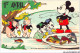 CAR-AANP10-DISNEY-0924 - MICKEY MOUSE - Mickey - Jojo - Michou Mouse - Les Cochons Et Les Poissons - Disneyland