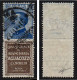 Regno 1924 - Pubblicitari - Tagliacozzo 25 Cent. - Usato - Ottima Centratura - Certificato Gazzi - Publicité