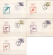 Yugoslavia 1984 Winter Olympics In Sarajevo, On 23 Commemorative Envelopes - Used Stamps