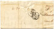 BELGIQUE - CAD D'AMBULANT MIDI N°6 + GRIFFE GOSSELIES SUR LETTRE POUR LA FRANCE, 1854 - Bahnpoststempel