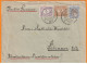 1921 - Enveloppe De Nijmegen, Pays Bas Vers SCHAAN, Liechtenstein - Via Postes Suisses - Affrt 20 Ct - Cad Arrivée - Covers & Documents