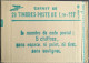 2058 C1a Conf. - Gomme Mate Tropical Carnet Fermé Sabine 1.10F Vert Cote 63€ - Modernes : 1959-...