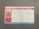 Aston Villa V Blacknurn Rovers 1989-90 Match Ticket - Tickets & Toegangskaarten