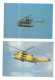 ANOTHER  2 POSTCARDS HELECOPTERS - Hubschrauber