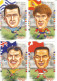 4 POSTCARDS PUBLISHED 1999 IN UK  WORLD RUGBY PLAYERS - Rugby