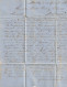 1861 - QV - Lettre Pliée En Français De BOMBAY, Inde Britannique Vers BORDEAUX, France - Via SUEZ & Cette à Bordeaux - 1858-79 Compagnia Delle Indie E Regno Della Regina