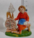 64749 Pastorello Presepe - Statuina In Plastica - Tessitrice - Nacimientos - Pesebres