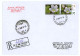 CP 21 - 2206-a RABBIT And Flowers, Romania - Registered, Stamp With Vignette - 2012 - Covers & Documents