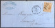 France, N°21 Sur Lettre De ROUEN, Cachet Du 11.5.1863 - Perlé Au Verso - (B2653) - 1849-1876: Periodo Clásico