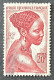 FRAEQ0225U7 - Local Motives - Bakongo Young Woman - 20 F Used Stamp - AEF - 1947 - Used Stamps