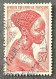 FRAEQ0225U8 - Local Motives - Bakongo Young Woman - 20 F Used Stamp - AEF - 1947 - Gebraucht