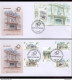 Label Transnistria 2023 30th Anniversary Of Savings Bank 2 FDCs - Vignettes De Fantaisie