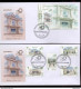 Label Transnistria 2023 30th Anniversary Of Savings Bank 2 FDCs Imperforated - Fantasie Vignetten