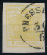 O 1850 1kr MP III Típus, Citromsárga / Type MP III, Yellow "PRESSB(URG)" Certificate: Matl. Signed: Paul Ferchenbauer - Other & Unclassified