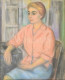 Schönberger Armand (1885-1974): Rózsaszín Blúzos Hölgy. Pasztell, Papír, Jelzett. Üvegezett Fa Keretben, 63×49 Cm / Arma - Andere & Zonder Classificatie