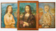 Gulyás Dénes (1927-2003): Mona Lisa Elvesztette Mosolyát (cím Nélkül), 1977. Olaj, Farost, Jelezve Jobbra Lent. Fakeretb - Andere & Zonder Classificatie