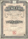 Action 20 - Pétrole Le Kétol - 100 Francs 1926 - Erdöl