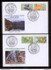 Label Transnistria 2023 Fruits Of Abkhazia 3 FDCs - Vignettes De Fantaisie