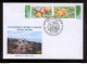 Label Transnistria 2023 Fruits Of Abkhazia 3 FDCs Imperforated - Vignettes De Fantaisie