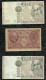 ITALIE . LOT DE 3 BILLETS . - Autres & Non Classés