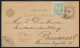 1899 2kr Díjjegyes Levelezőlap 3kr Kiegészítéssel Bukarestbe / 2kr PS-card With 3kr Additional Franking To Bucarest - Other & Unclassified