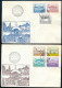 1987 Kastélyok (II.) Sor 2 Db FDC-n / Mi 3901-3904 Set On 2 FDCs - Autres & Non Classés