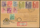 1948 Ajánlott Berlin Helyi Levél 10 Db Bélyeggel / Registered Local Berlin Cover With 10 Stamps - Autres & Non Classés