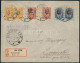 1918 Ajánlott Levél Vágott Bélyegekkel / Registered Cover With Imperforate Stamps - Altri & Non Classificati